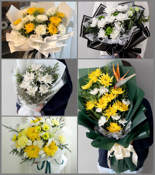 江苏南通通州区刘桥镇白事花束代送